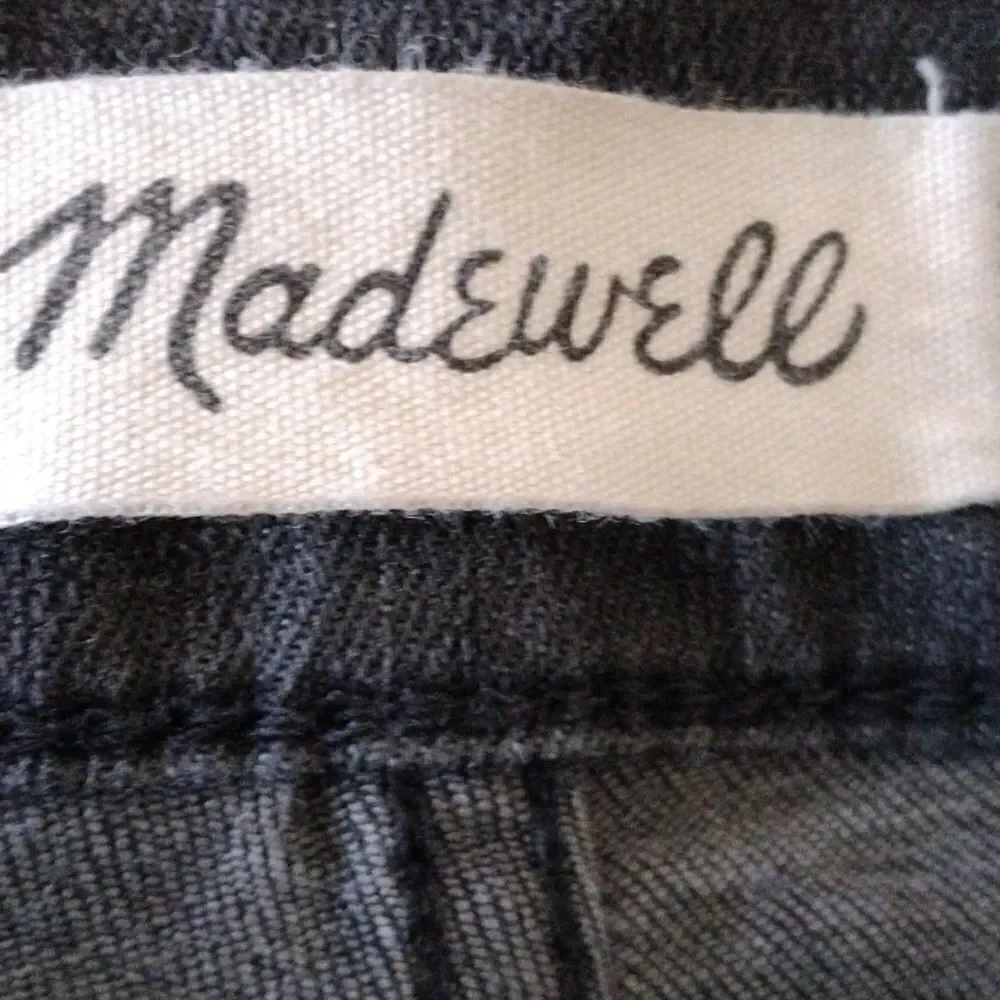 Madewell Distressed 9 Inch Rise Skinny Jeans